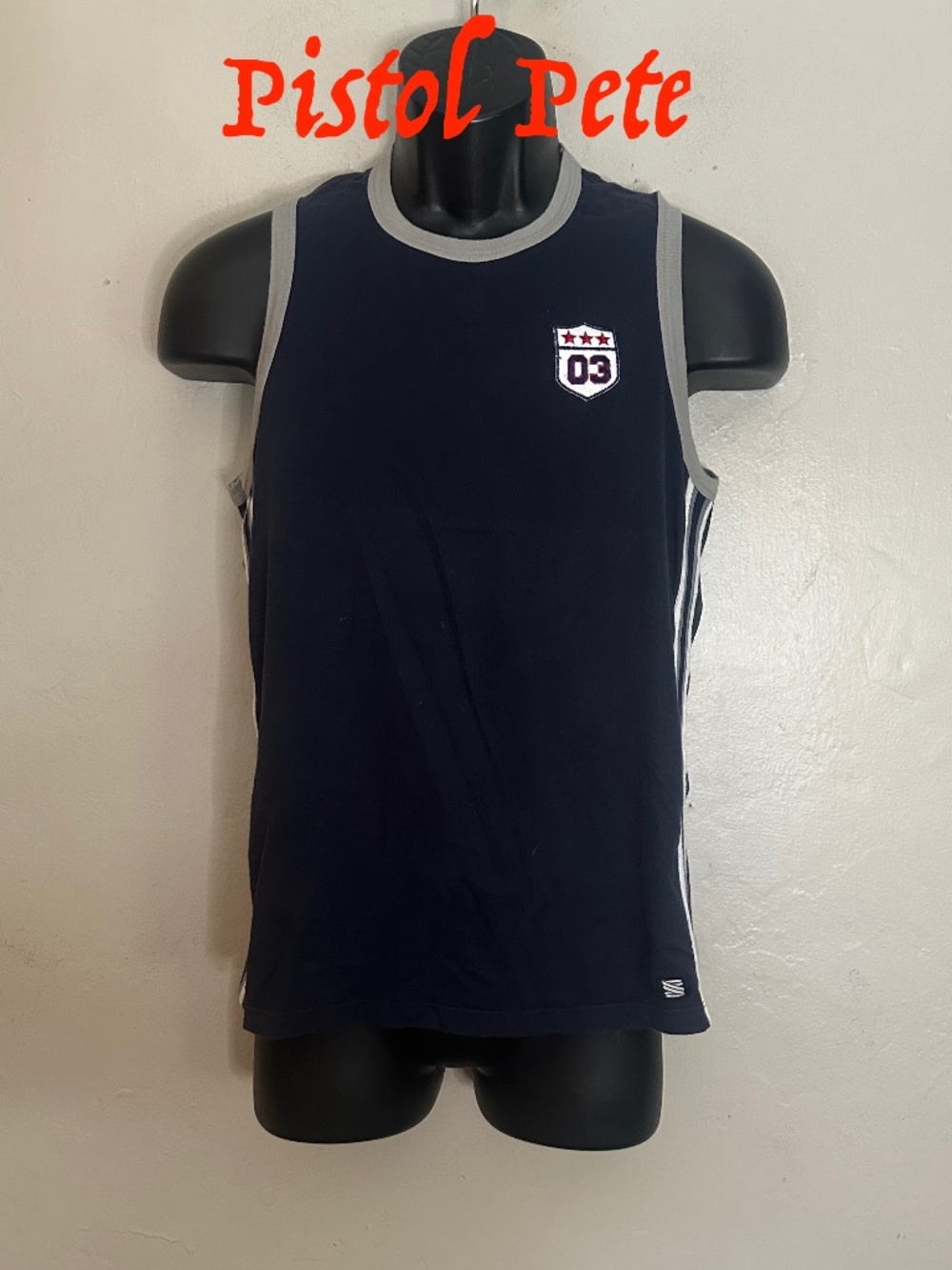Pistol Pete Tank Top 18" armpit to armpit unstretched Cotton blend No size